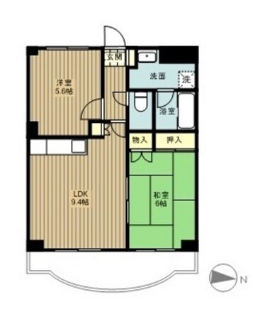 アビタシオン祇園の物件間取画像